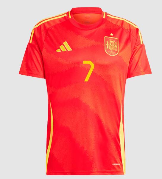 (image for) MORATA #7 Spain Home Jersey Euro 2024